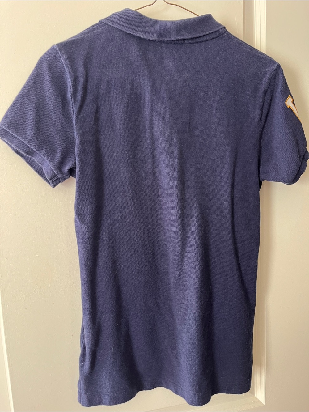 Ralph Lauren Navy Polo with Embroidered Crest & Script Medium - Picture 4 of 4